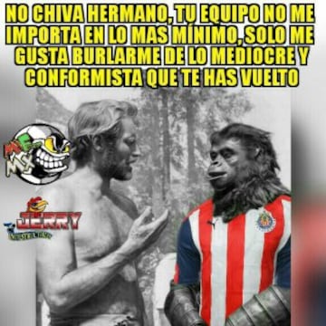 Chivas no mete ni las manos contra Tigres y los memes se ríen