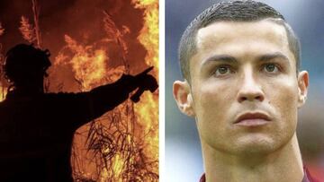 Cristiano manda su apoyo a las v&iacute;ctimas de los incendios de Galicia y Portugal. Foto: Instagram