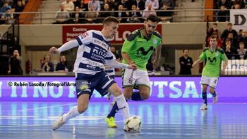 El Movistar: remontada en Zaragoza para dormir líder