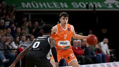 Juan Núñez, base del Ratiopharm Ulm alemán, en la Eurocup 2023-24.