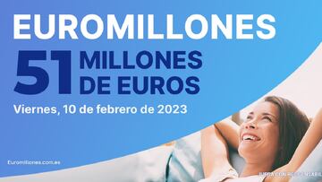 Euromillones: comprobar los resultados del sorteo de hoy, viernes 10 de febrero