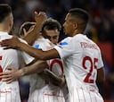 El Sevilla golea al Dinamo de Zagreb en un gran primer acto