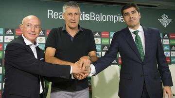 Quique Seti&eacute;n unveiled at Betis