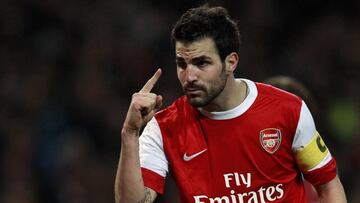 El centrocampista español, Cesc Fàbregas, durante su etapa en el Arsenal.