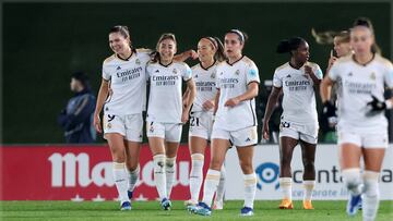 15/11/23 FUTBOL FEMENINO
LIGA DE CAMPEONES FEMENINA
REAL MADRID vs CHELSEA
1-0 GOL OLGA CARMONA
ALEGRIA