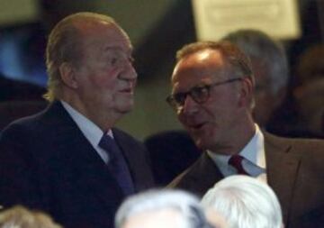 El Rey Don Juan Carlos y Rummenigge.