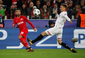 Aleksandr Samedov y Clement Lenglet  