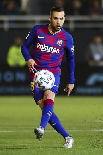 Jordi Alba, lateral izquierdo del Barcelona 