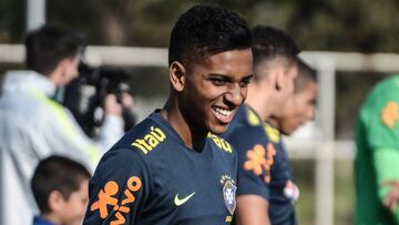 Rodrygo con Brasil.