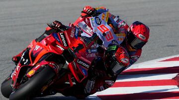 Pecco no tuvo problemas en llevarse con él a rueda a Márquez en la Q2.