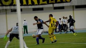 Andrés Cadavid y Martín Arzuaga en el partido disputado en Barranca el semestre anterior.