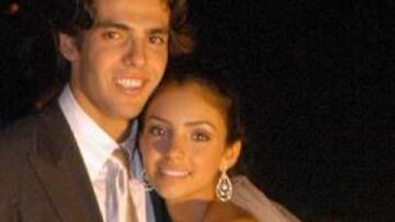 <b>CASADO CON CAROLINE.</b> Kaká no vendió en exclusiva las fotos de su boda, que han llegado por agencias internacionales de prensa.