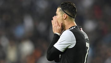 Soccer Football - Italian Super Cup - Juventus v Lazio - King Saud University Stadium, Riyadh, Saudi Arabia - December 22, 2019 Juventus' Cristiano Ronaldo looks dejected after the match REUTERS/Alberto Lingria