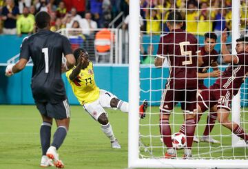 La Selección Colombia dirigida por el técnico encargado, Arturo Reyes, venció a la Venezuela de Rafael Dudamel en partido amistoso jugado en Miami