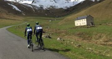 Nairo Quintana y su entrenamiento en los Pirineos