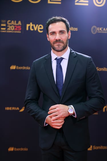 El pitagüista Saúl Craviotto a su llegada a la Gala del Comité Olímpico Español.
