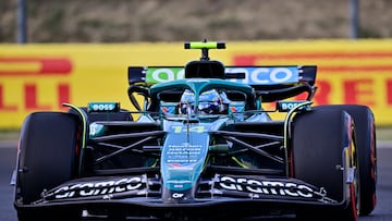 Fernando Alonso (Aston Martin AMR25). Hungaroring, Hungría. F1 2025.