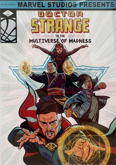 Doctor Strange in the Multiverse of Madness comparte su primer arte oficial con sus protagonistas
