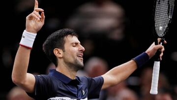 Djokovic peleará por su quinto título en París-Bercy