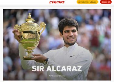 ¡°Sir Alcaraz¡±