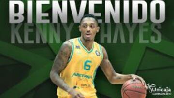 Kenny Hayes, nuevo jugador del Unicaja.