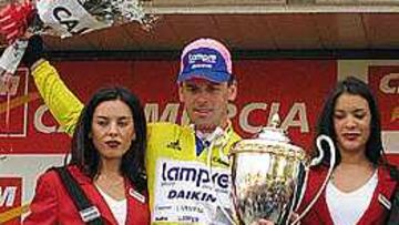 <B>SE CUMPLIÓ EL PRONÓSTICO.</b> Svorada era el favorito en el sprint.