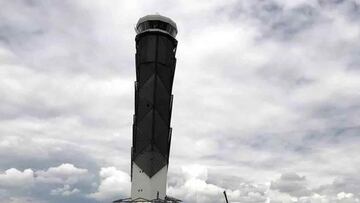 Torre de control de Santa Lucía: por qué se podría estar inclinando y qué le pasa