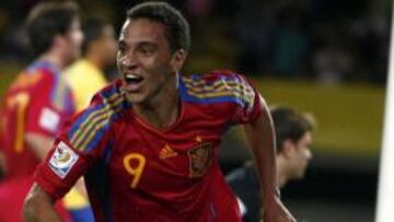 <b>DECISIVO EN LA SUB 21. </b>Rodrigo logró el pasado jueves tres goles frente a Estonia en Melilla (6-0).