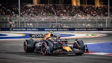 Así le fue a Checo Pérez en las prácticas libres del GP de Singapur