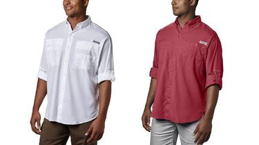 La camisa Columbia de pesca superventas con protección UV y forro de malla transpirable