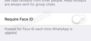 Touch ID y Face ID llegan en exclusiva al WhatsApp de iPhone