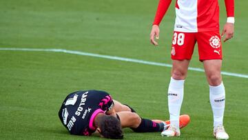 Carlos Ruiz vuelve lesionado de Girona