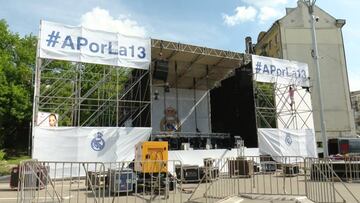 Kiev se prepara para recibir a los aficionados: montando las fan zones