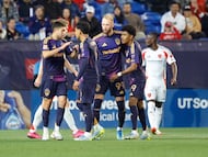 Lucas Sanabria and Joseph Paintsil grabbed second-half goals as the Los Angeles Galaxy battled back to earn a point in Texas.