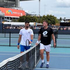 Djokovic y su gesto de campeón con Fede Gómez: “Me identifico con él”