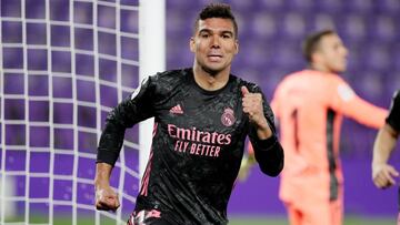 Casemiro celebró así el gol que le dio tres puntos al Madrid.