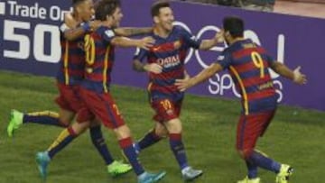 MASA SALARIAL. Los sueldos de Messi, Suárez y Neymar afectan al equilibrio económico del club, que no puede invertir más en fichajes.