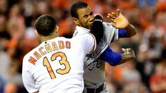 La pelea entre Manny Machado y Yordano Ventura ha sido una de las im&aacute;genes de la semana en el b&eacute;isbol.