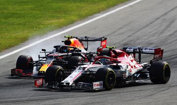 Alexander Albon y Antonio Giovinazzi.