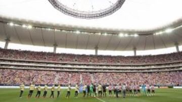 Así lució el Estadio Omnilife en la visita más reciente del América.