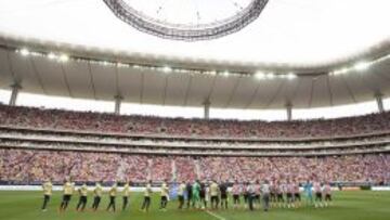 As&iacute; luci&oacute; el Estadio Omnilife en la visita m&aacute;s reciente del Am&eacute;rica.