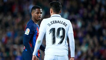 Ansu Fati y Dani Ceballos tuvieron sus m¨¢s y sus menos.