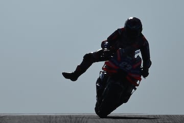 Jorge Martin durante un momento de la carrera.