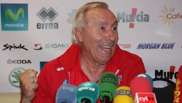 El seleccionador español de ciclismo, Javier Mínguez, en una imagen de archivo.