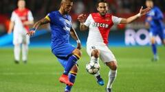 Arturo Vidal en el partido ante M&oacute;naco como visita, que le entreg&oacute; los pasajes a semifinales de Champions League.