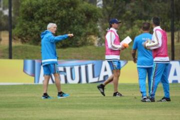 La Selección Colombia en su segundo día de práctica de microciclo