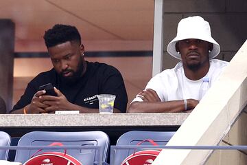 Jimmy Butler durante la final del US Open entre Coco Gauff  y Aryna Sabalenka en el USTA Billie Jean King National Tennis Center.