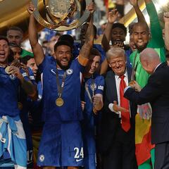 La otra toma de la celebración de Trump con el Chelsea en el Mundial de Clubes