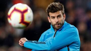 Piqu¨¦ supera el primer examen: su regreso ante el PSG, m¨¢s cerca