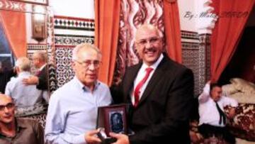 La Peña Remate apoyando al Real Madrid en Tetuán